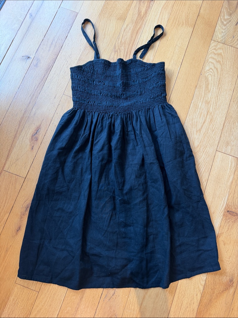 Universal Thread Black Smocked Mini Sundress - Size Small NWT - C1-322